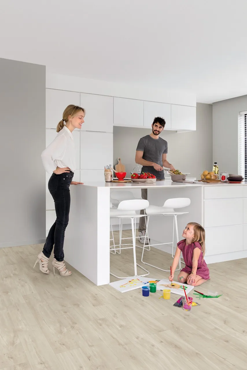 Roble cañón beige AVSPT40038 Suelo de vinilo Blos Base Quick Step - Imagen 3